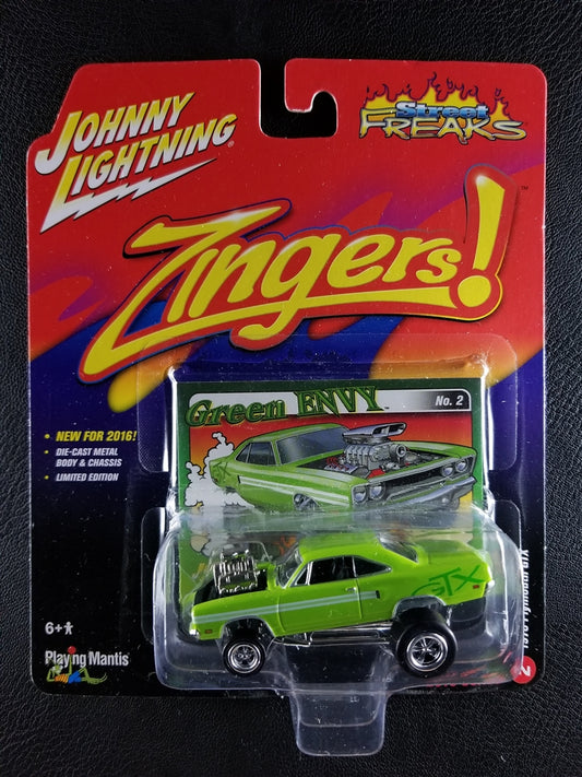 Johnny Lightning - 1970 Plymouth GTX (Lime Green) [Zingers!]