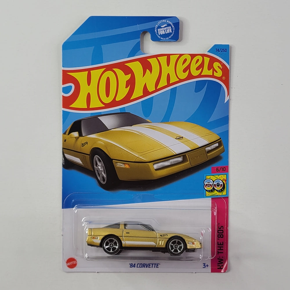 Hot Wheels - '84 Corvette (Metalflake Champagne Gold)