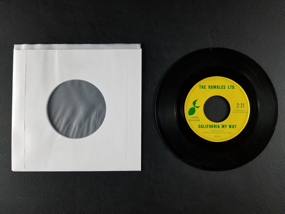 The Rumble Ltd. - Try a Little Harder / California My Way (7'' Single)