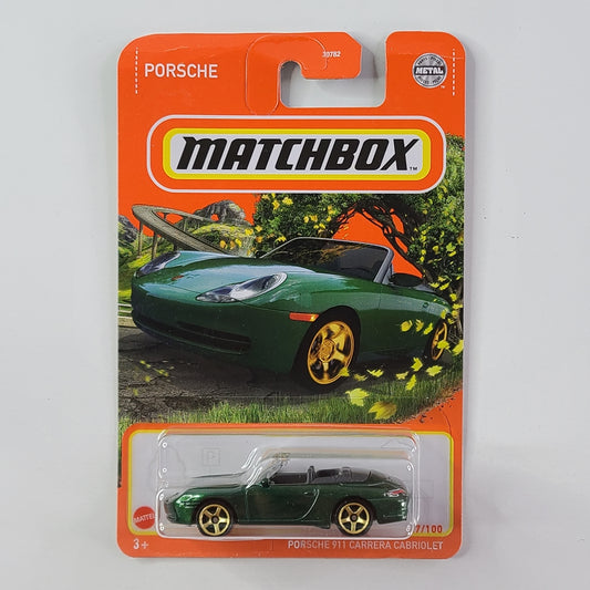 Matchbox - Porsche 911 Carrera Cabriolet (Metalflake Green)