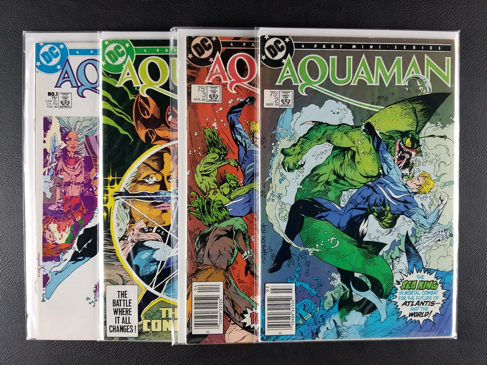 Aquaman [1st Limited Series] #1-4 Set (DC, 1986)