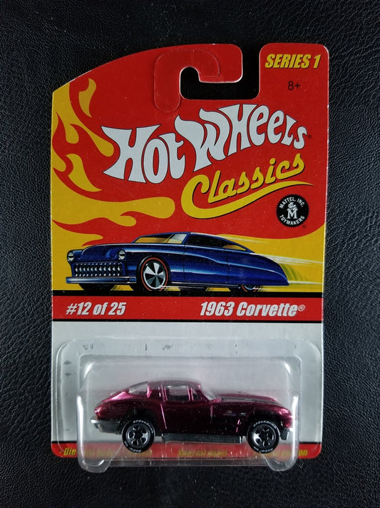 Hot Wheels Classics - 1963 Corvette (Spectraflame Red) [12/25 - Series 1]