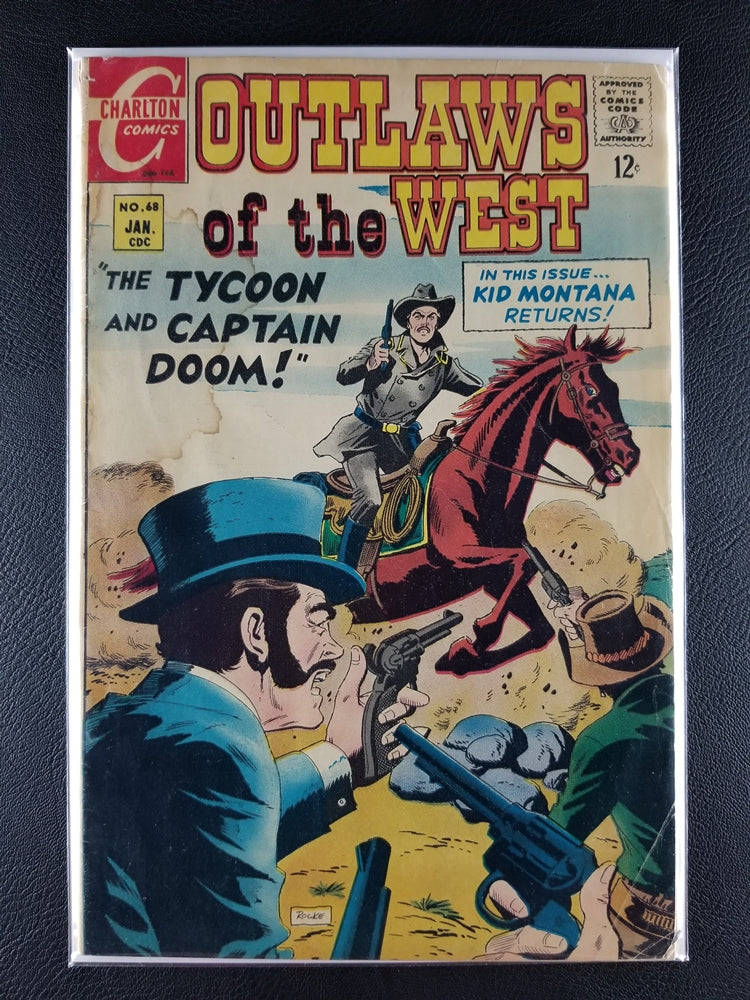 Outlaws of the West [1957] #68 (Charlton Comics Group, 1968)