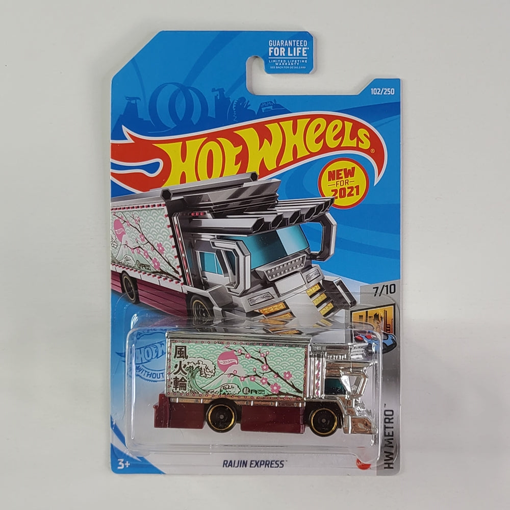 Hot Wheels - Raijin Express (Chrome)