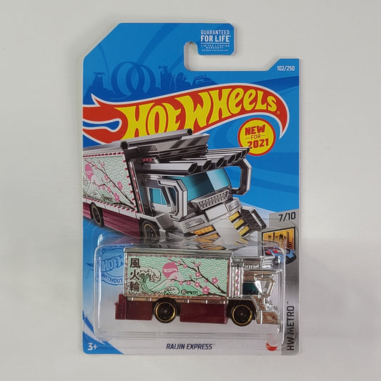 Hot Wheels - Raijin Express (Chrome)