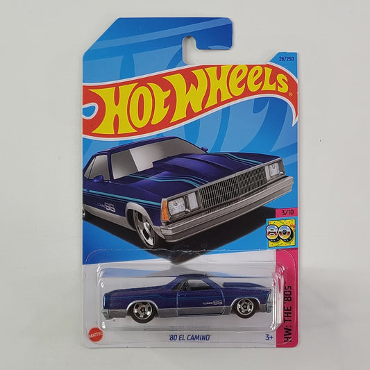 Hot Wheels - '80 El Camino (Metalflake Navy Blue)