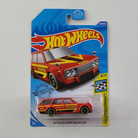 Hot Wheels - Datsun Bluebird Wagon (510) (Red)