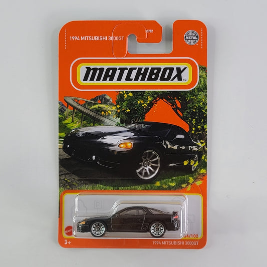 Matchbox - 1994 Mitsubishi 3000GT (Metalflake Black)