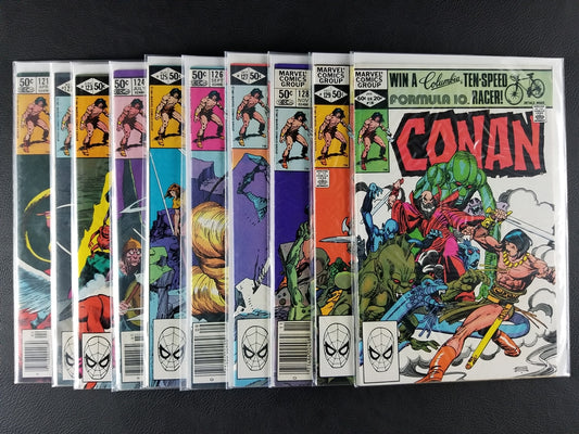 Conan the Barbarian #121-130 Set (Marvel, 1981-82)