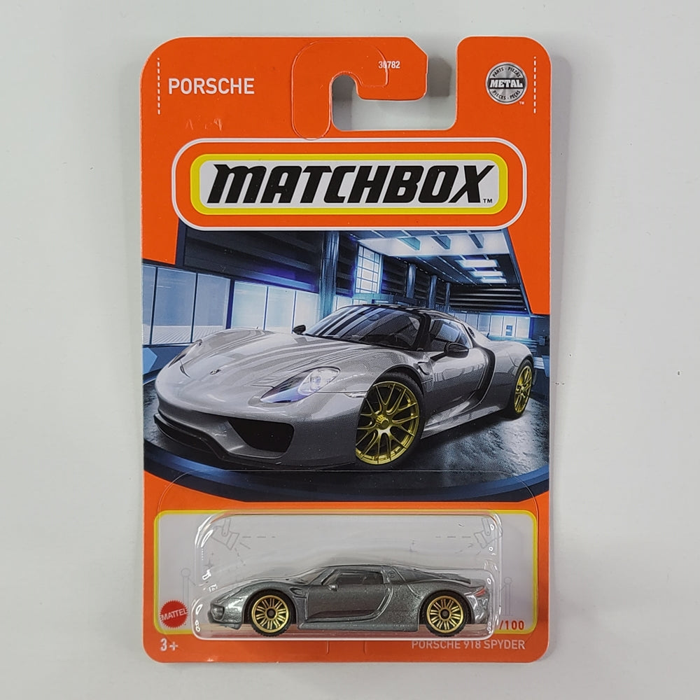 Matchbox - Porsche 911 Spyder (Metalflake Dark Grey)