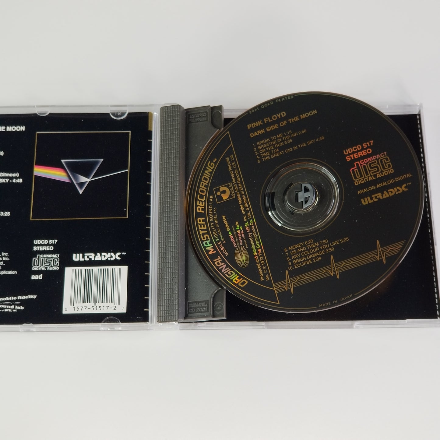 Pink Floyd – Dark Side Of The Moon Original Master (1993, CD) UDCD 517 MFSL