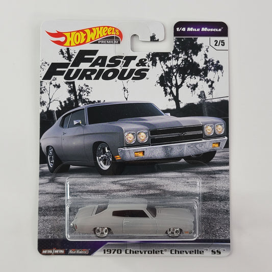 Hot Wheels Premium - 1970 Chevrolet Chevelle SS (Satin Gray)