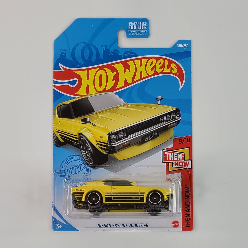 Hot Wheels - Nissan Skyline 2000 GT-R (Yellow) [Then and Now Mini Collection (2021) - 9/10]