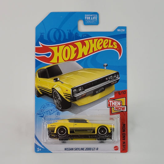 Hot Wheels - Nissan Skyline 2000 GT-R (Yellow) [Then and Now Mini Collection (2021) - 9/10]