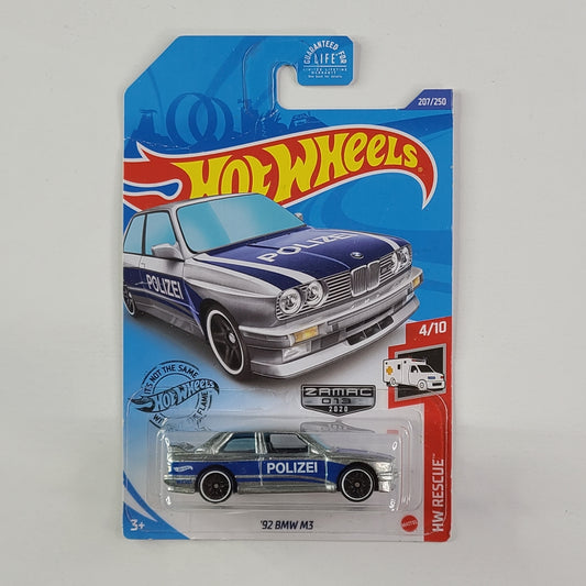 Hot Wheels - '92 BMW M3 (Unpainted) [Walmart Exclusive Zamac Edition]