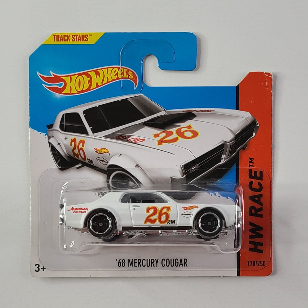 Hot Wheels - '68 Mercury Cougar (White) [Short Card]