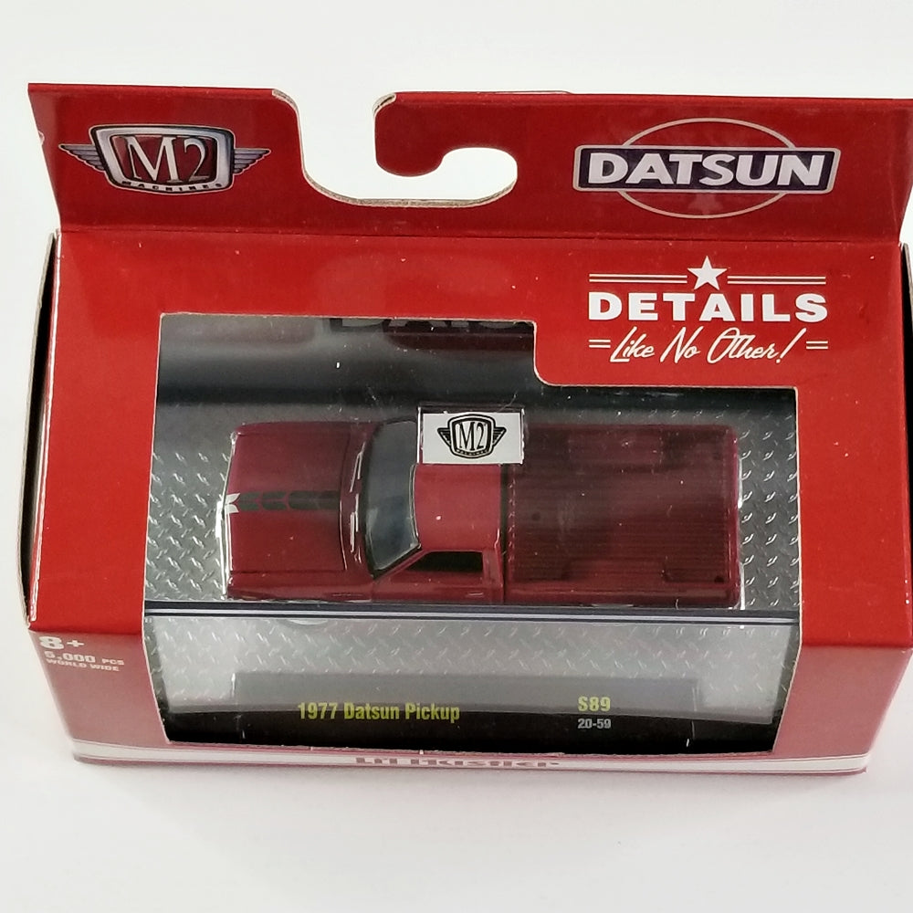 M2 - 1977 Datsun Pickup (Red) [5,000 Pieces Worldwide]