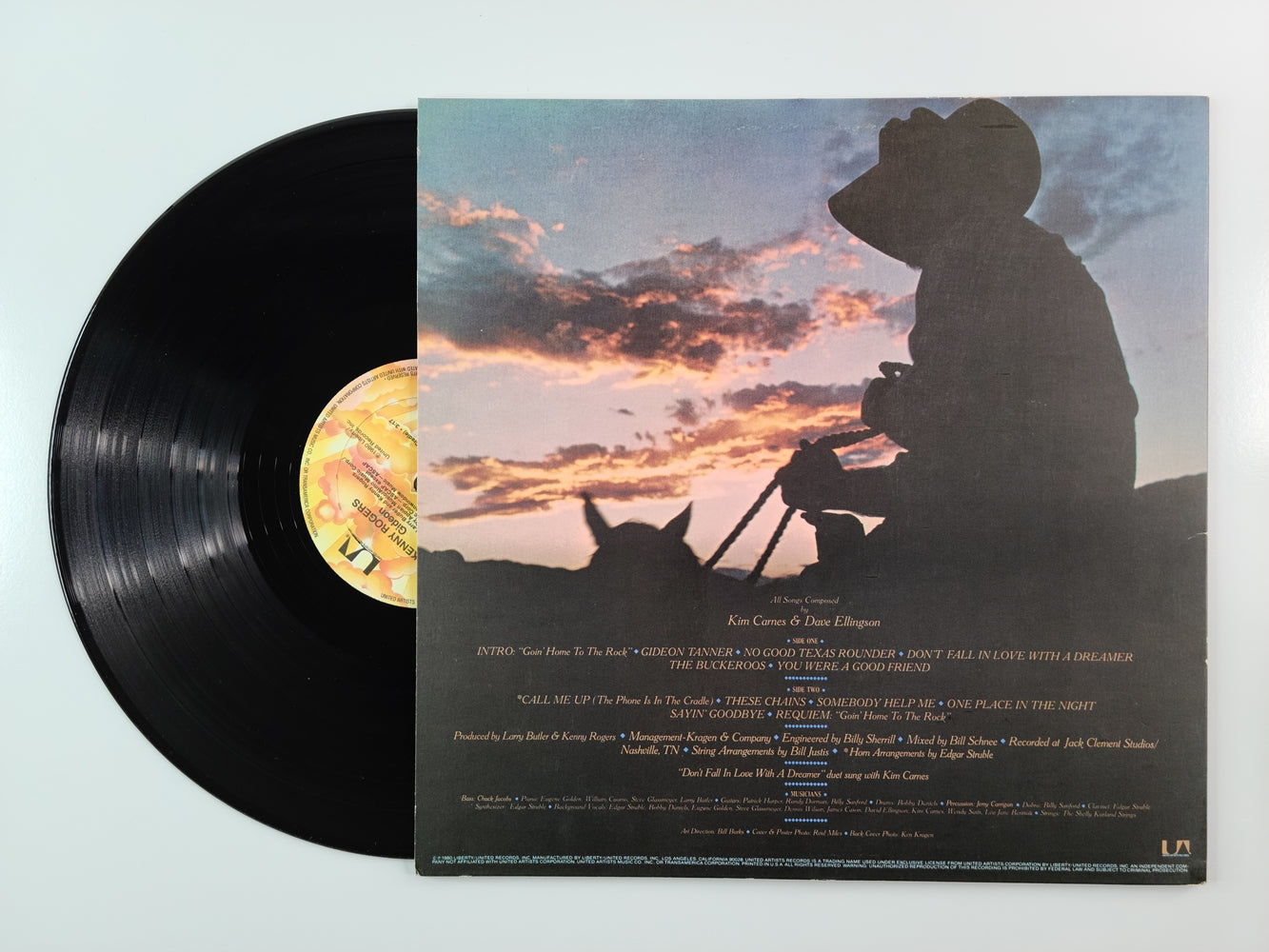 Kenny Rogers - Gideon (1980, LP)