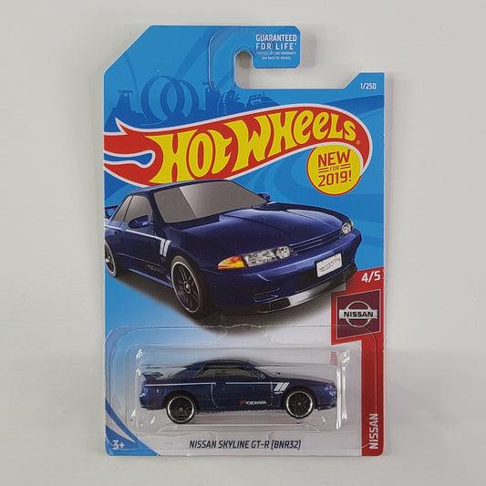 Hot Wheels - Nissan Skyline GT-R (BNR32) (Metallic Dark Blue)