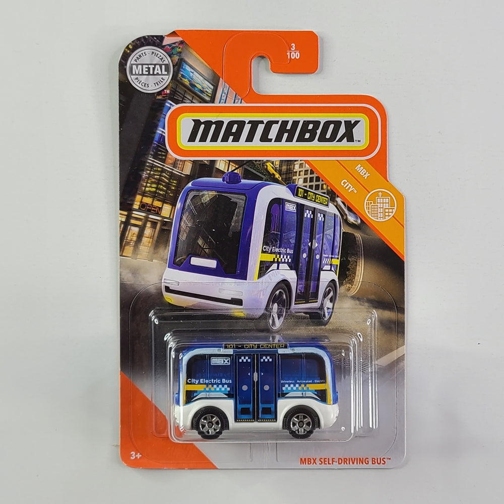 Matchbox - MBX Self-Driving Bus (White)