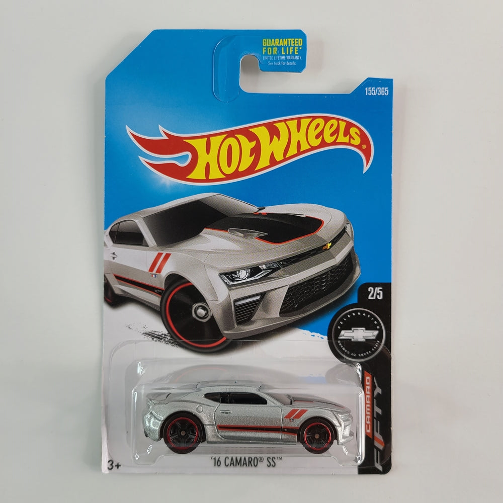 Hot Wheels - '16 Camaro SS (Metalflake Silver) [Camaro Fifty Mini Collection (2017) - 2/5]