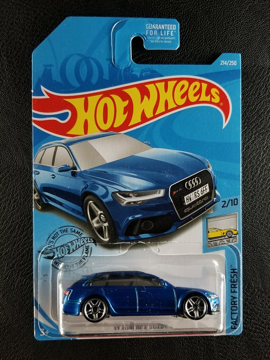 Hot Wheels - '17 Audi RS 6 Avant (Metallic Blue)