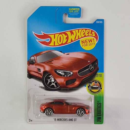 Hot Wheels - '15 Mercedes-AMG GT (Metalflake Dark Orange)