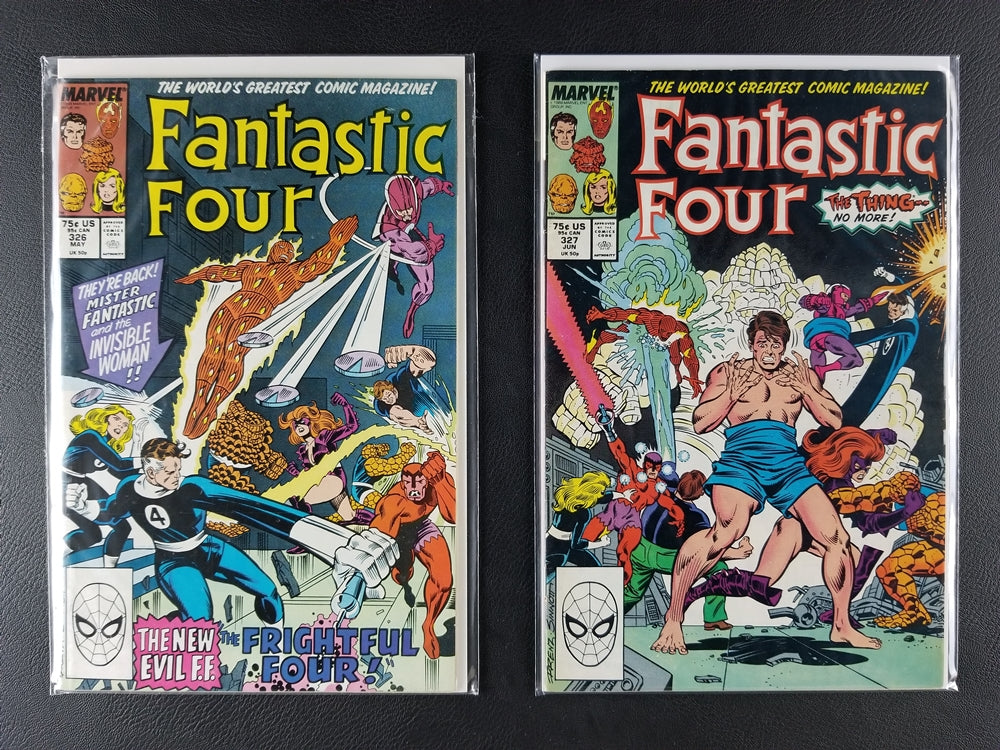 Fantastic Four [1st Series] #326-329 Set (Marvel, 1989)