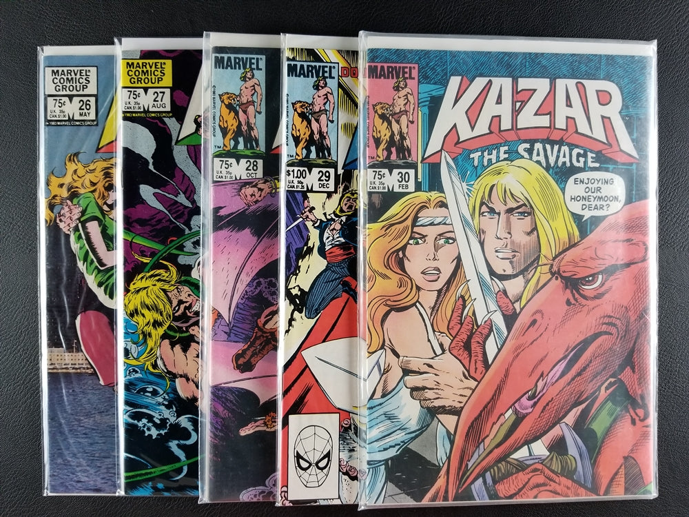 Ka-Zar the Savage #26-30 Set (Marvel, 1983-84)