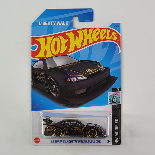 Hot Wheels - LB Super Silhouette Nissan Silvia (S15) (Black) [Card Variant]