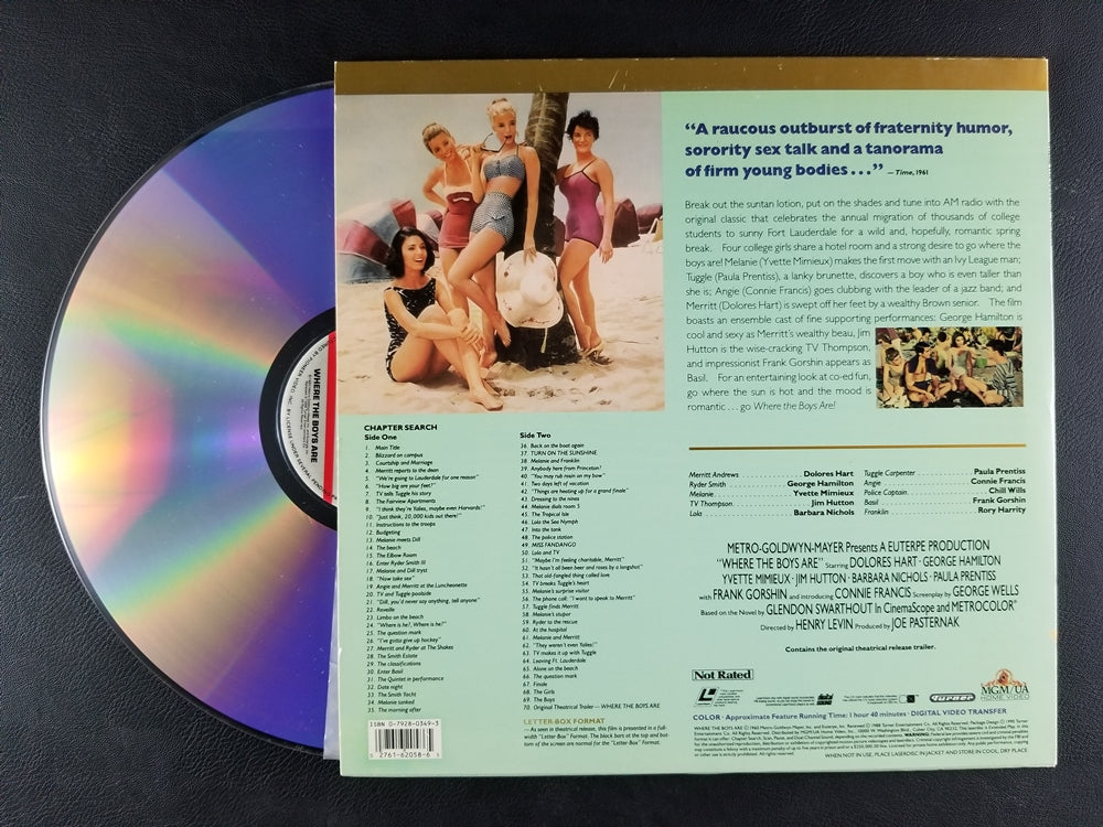 Where the Boys Are [Deluxe Letter-Box Edition] (1990, Laserdisc)
