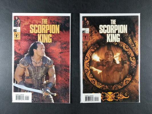 The Scorpion King #1 & 2 Set [Photo Cover Set] (Dark Horse, 2002)