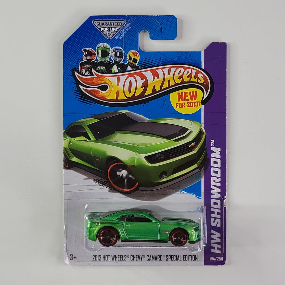 Hot Wheels - 2013 Hot Wheels Chevy Camaro Special Edition (Metallic Green)