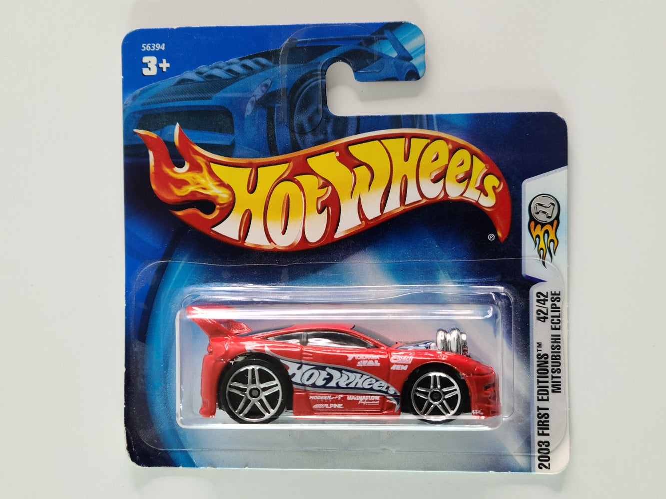 Hot Wheels - Mitsubishi Eclipse (Red) [Short Card]