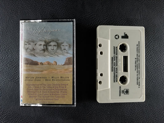 Willie Nelson/Johnny Cash//Waylon Jennings/Kris Kristofferson - Highwaymen (1985, Cassette)