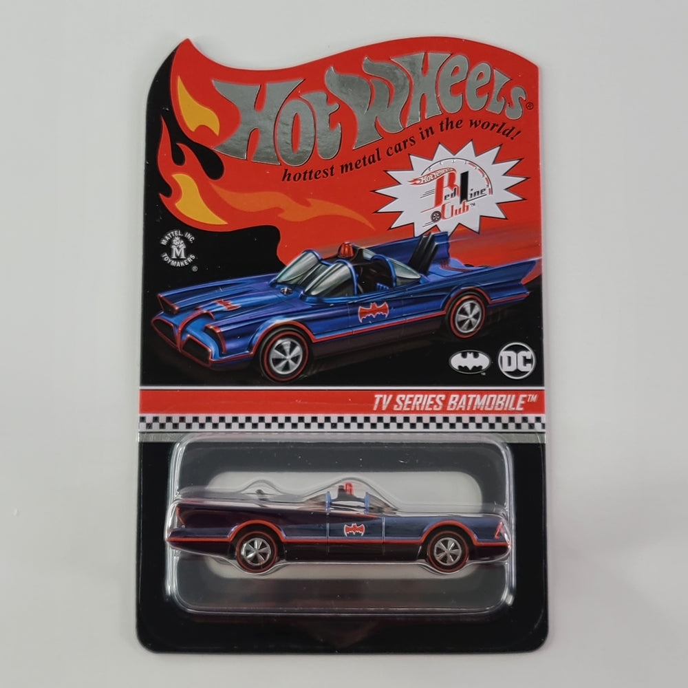 Hot Wheels - TV Series Batmobile (Spectraflame Steel Blue) [2021 RLC Exclusive]