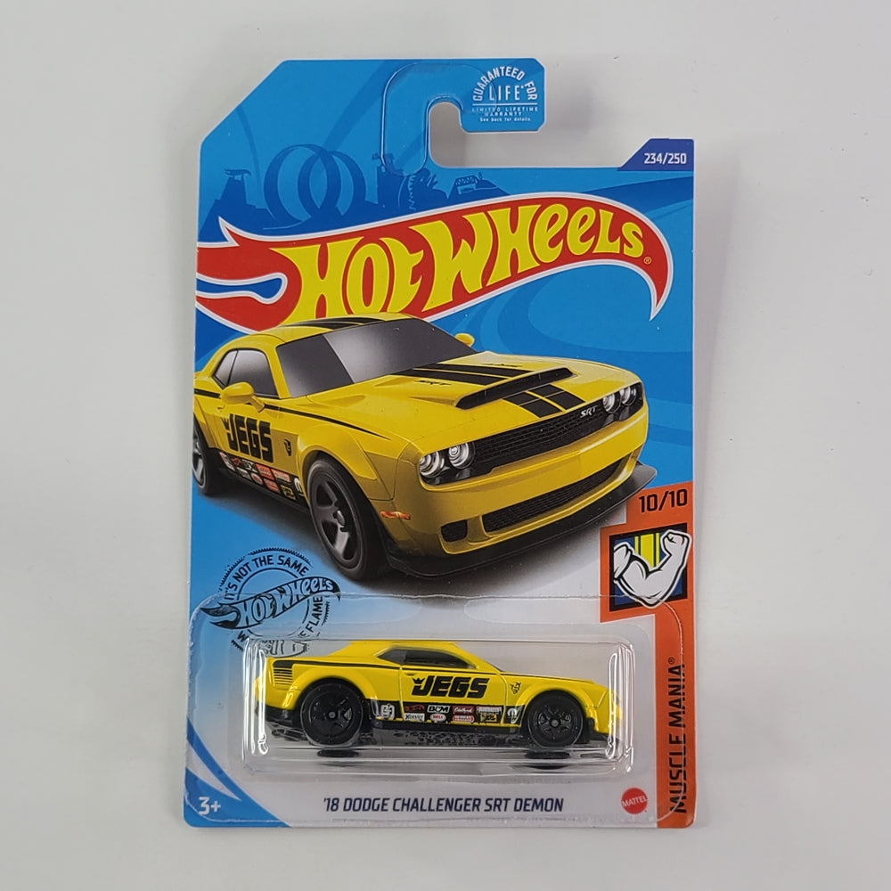 Hot Wheels - '18 Dodge Challenger SRT Demon (Yellow)