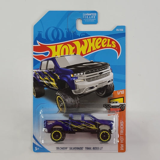 Hot Wheels - '19 Chevy Silverado Trail Boss LT (Dark Blue)