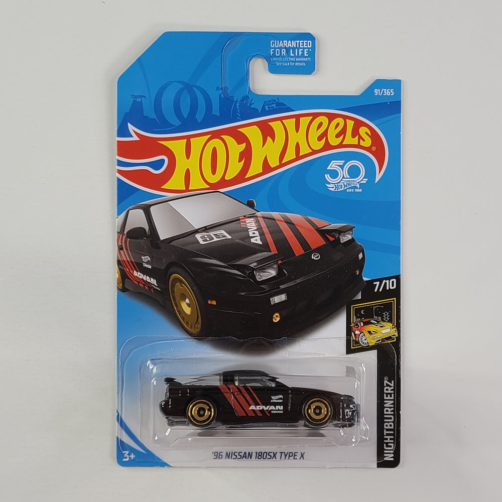 Hot Wheels - '96 Nissan 180SX Type X (Black)