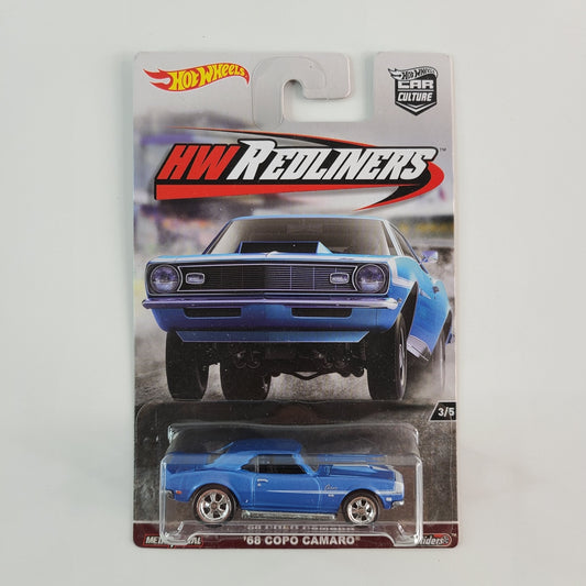 Hot Wheels - '68 COPO Camaro (Blue) [Car Culture: HW Redliners (2017) - 3/5]