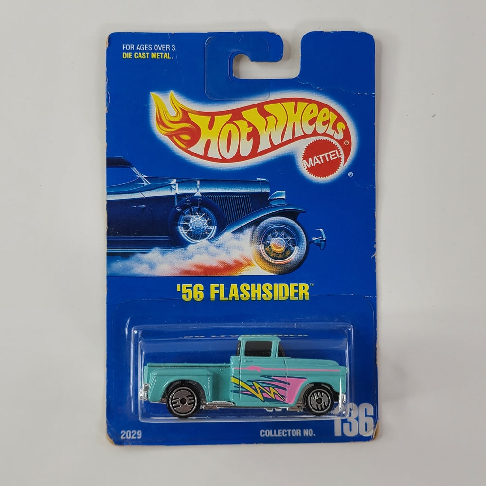 Hot Wheels - '56 Flashsider (Teal) [Mainline (1992) - #136]