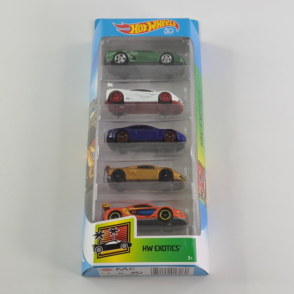 Hot Wheels - HW Exotics 5-Pack (2018)