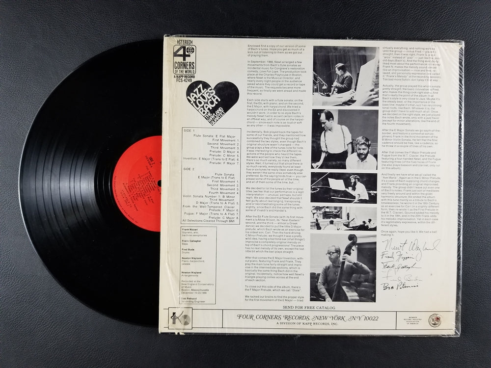 The Wayland Quarter - Jazz Loves Bach (1967, LP)