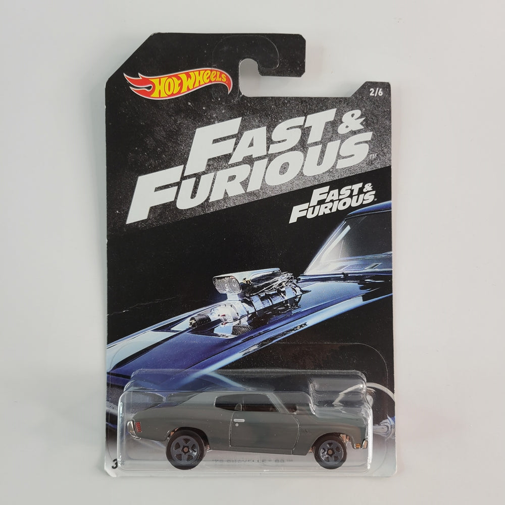 Hot Wheels - '70 Chevelle SS (Gloss Gary) [Fast & Furious Series (2018) - 2/6] [Walmart Exclusive]