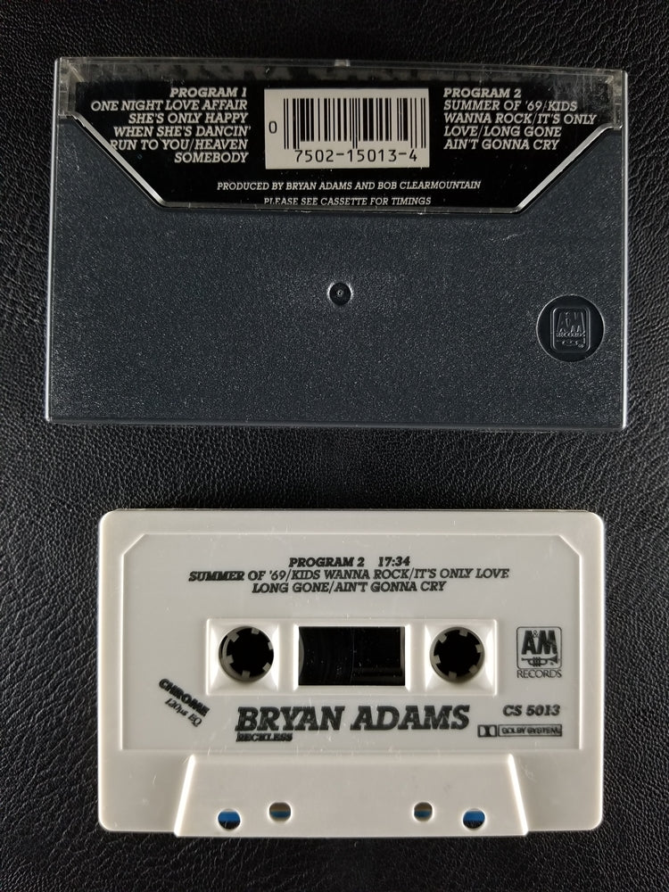 Bryan Adams - Reckless (1984, Cassette)