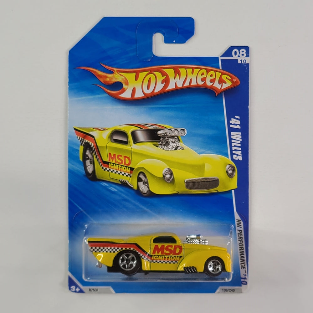 Hot Wheels - '41 Willys (Yellow Pearl)