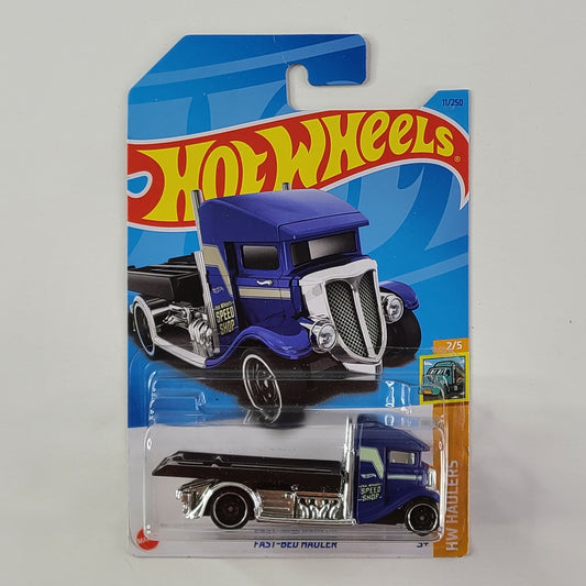 Hot Wheels - Fast-Bed Hauler (Matte Blue) [Card Variant]