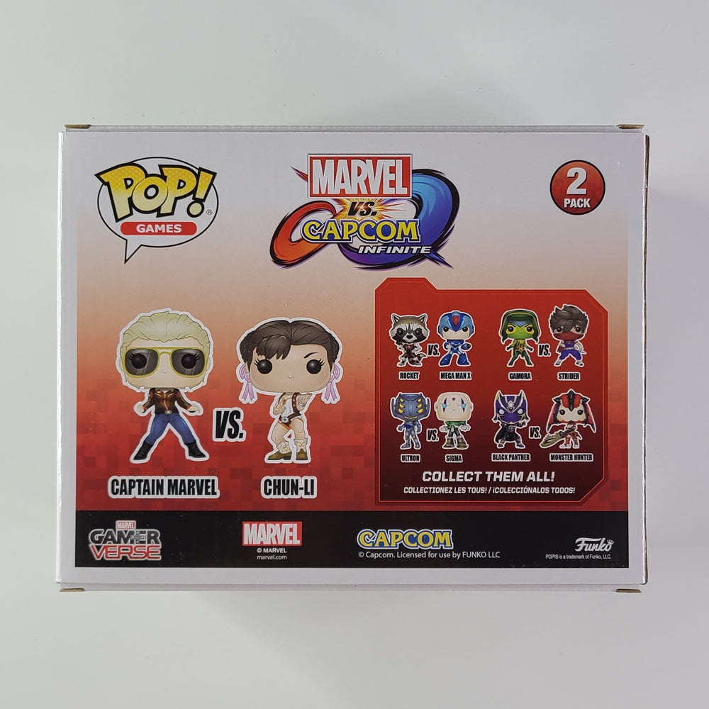 Funko Pop! Games - Captain Marvel vs Chun-Li [2-Pack]