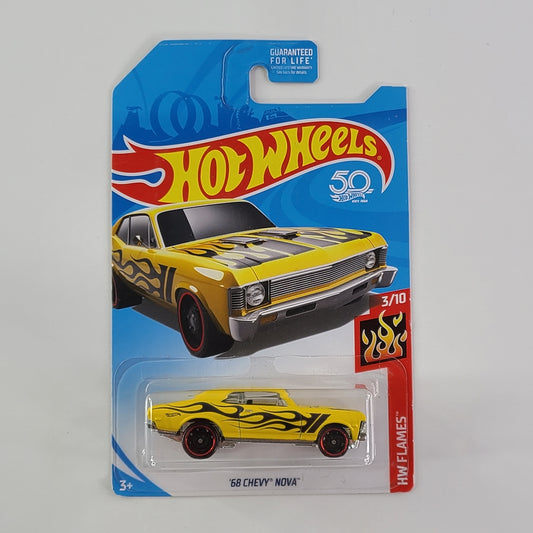 Hot Wheels - '68 Chevy Nova (Yellow)