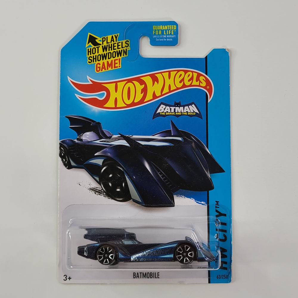 Hot Wheels - Batmobile (Metalflake Dark Blue) [HW City: Batman (2015) - 63/250]